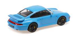 Porsche  - 911 (993) Turbo S 1997 blue - 1:18 - Minichamps - 155061182 - mc155061182 | The Diecast Company