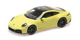 Porsche  - 911 (992.2) Carrera GTS 2024 yellow metallic - 1:43 - Minichamps - 410064122 - mc410064122 | The Diecast Company