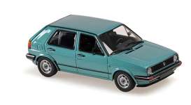 Volkswagen  - Golf II 1985 turquoise - 1:43 - Maxichamps - 940054191 - mc940054191 | The Diecast Company