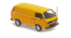 Volkswagen  - T3 Kastenwagen 1983 yellow - 1:43 - Maxichamps - 940055061 - mc940055061 | The Diecast Company