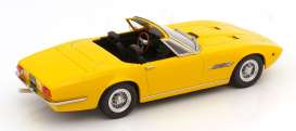 Maserati  - Ghibli Spyder 1970 yellow - 1:18 - KK - Scale - 181303 - kkdc181303 | The Diecast Company