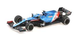 Alpine  - A521 2021 blue/red/white - 1:43 - Minichamps - 417212114 - mc417212114 | The Diecast Company