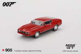 Ford Mustang - Mach 1 1971 red - 1:64 - Mini GT - 00905-007S - MGT00905-007S | The Diecast Company