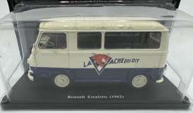 Renault  - Estafette 1962 white/blue - 1:24 - Magazine Models - 24LaVache - mag24LaVache | The Diecast Company