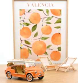 Fiat  - 500 Jolly 1965 orange - 1:18 - Norev - 187791 - nor187791 | The Diecast Company