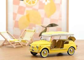 Fiat  - 500 Jolly 1965 yellow - 1:18 - Norev - 187790 - nor187790 | The Diecast Company