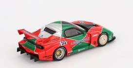 Mazda  - RX7 (FD3S) 2024 green/red - 1:64 - Mini GT - 00990Rhd - MGT00990Rhd | The Diecast Company