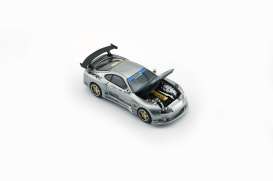 Toyota  - Supra  silver - 1:64 - BM Creations - 64B03435 - BM64B0435 | The Diecast Company