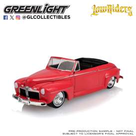 Ford  - Deluxe Convertible 1942 red - 1:64 - GreenLight - 63090A - gl63090A | The Diecast Company