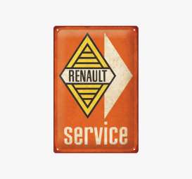 Tac Signs 3D Renault - Service red/yellow - Tac Signs - NA22431 - tacM3D22431 | The Diecast Company