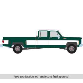 GMC  - Sierra Grande 3500 Crew Cab Du 1973 green/white - 1:64 - IXO America - IA64006 - ixoIA64006 | The Diecast Company
