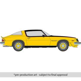 Chevrolet  - Camaro Rally Sport 1976 yellow/black - 1:64 - IXO America - IA64011 - ixoIA64011 | The Diecast Company