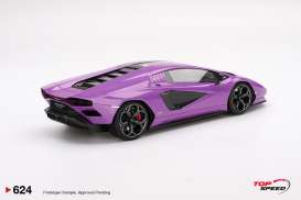 Lamborghini  - Huracan LPI 800-4 2023 purple - 1:18 - Top Speed - TS0624 - TS0624 | The Diecast Company