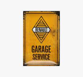 Tac Signs 3D Renault - Garage black/yellow - Tac Signs - NA22160 - tacM3D22160RB | The Diecast Company
