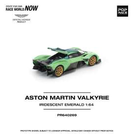 Aston Martin  - Valkyrie green - 1:64 - Pop Race Limited - PR640269 - PR640269 | The Diecast Company