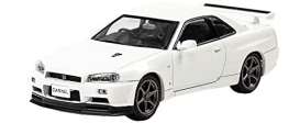 Nissan  - Skyline GT-R VspecII Nur (BNR3 2002 white - 1:43 - Carnel - CN430204 - CN430204 | The Diecast Company