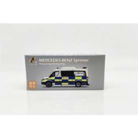 Mercedes Benz  - Sprinter white/blue/yellow - 1:76 - Tiny Toys - ATC65431 - tinyATC65431 | The Diecast Company