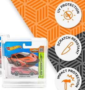 Hotwheels Car Cases  - 1:64 - Friki Monkey - fm-acrylic-short | The Diecast Company