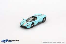 Ferrari  - Daytona SP3 light blue - 1:64 - BBR - BBRFER64020 - BBRFER64020 | The Diecast Company