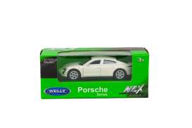 Porsche  - Taycan Turbo S cream - 1:64 - Welly - 52401w-cream - welly52401w-cream | The Diecast Company