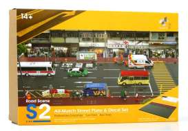 diorama  - S2 All-match street plate & de various - 1:43 - Tiny Toys - ATS43011 - tinyATS43011 | The Diecast Company
