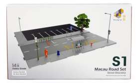 diorama  - Macau Road set various - 1:64 - Tiny Toys - ATSMC64001 - tinyATSMC64001 | The Diecast Company