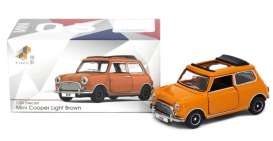 Mini Cooper - light brown - Tiny Toys - ATC66180 - tinyATC66180 | The Diecast Company