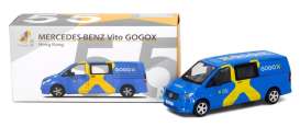 Mercedes Benz  - Vito blue/yellow - 1:64 - Tiny Toys - ATC65323 - tinyATC65323 | The Diecast Company