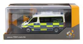 Mercedes Benz  - Sprinter white/blue/yellow - 1:43 - Tiny Toys - ATC43202 - tinyATC43202 | The Diecast Company
