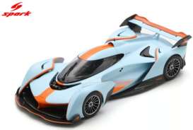 McLaren  - Solus GT 2025 blue/orange - 1:18 - Spark - 18S1036 - spa18S1036 | The Diecast Company
