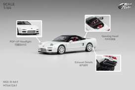 Honda  - NSX-R white - 1:64 - Microturbo - MT6412A1 - MT6412A1 | The Diecast Company