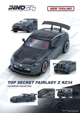Nissan  - Farilady Z grey - 1:64 - Inno Models - IN64-Z34TS-SG - IN64-Z34TS-SG | The Diecast Company