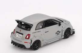 Fiat  - Abarth 2024 grey - 1:64 - Mini GT - 01064Lhd - MGT01064Lhd | The Diecast Company