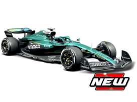 Aston Martin  - AMR 25 2025 black/silver/turquoise - 1:24 - Bburago - 18-28070S - bura28070S | The Diecast Company