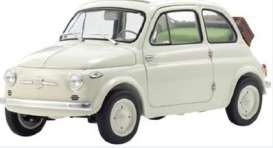Fiat  - Nuova 500 cream - 1:18 - Kyosho - 08966WA - kyo08966WA | The Diecast Company