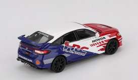 Honda  - Civic 2024 red/white/blue - 1:64 - Mini GT - 01079Lhd - MGT01079Lhd | The Diecast Company