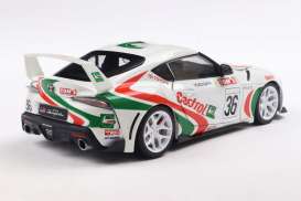 Toyota  - GR Supra 2024 white/red/green - 1:18 - Solido - 1809007 - soli1809007 | The Diecast Company