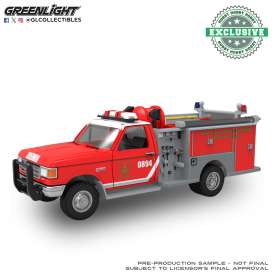 Ford  - F-350 1990 red - 1:64 - GreenLight - 30580 - gl30580 | The Diecast Company