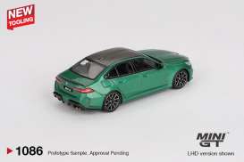BMW  - M5 2024 green metallic - 1:64 - Mini GT - 01086-BL - MGT01086BL | The Diecast Company