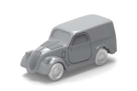 Fiat  - 500 B Furgoncino 1948 grey - Officina 942 - 1048C - Off1048C | The Diecast Company