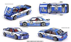 BMW  - M3 1989 blue/white - 1:64 - Mini GT - KHMG223 - MGTKHMG223 | The Diecast Company
