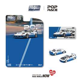 Mazda  - RX7 (FC3S) white/blue - 1:64 - Pop Race Limited - PRE021 - PRE021 | The Diecast Company
