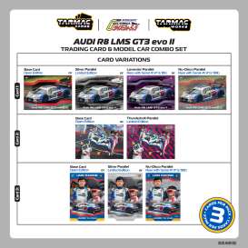 Audi  - R8 white/blue/red - 1:64 - Tarmac - T64-043-24MGP30 - TC-T64-043-24MGP30 | The Diecast Company