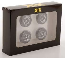 Wheels & tires Rims & tires - black - 1:18 - KK - Scale - acc050 - kkdcacc050 | The Diecast Company