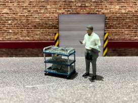 Accessoires diorama - Tools blue/silver - 1:43 - Cartrix - CTA43004 - CTA43004 | The Diecast Company