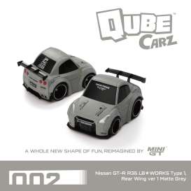 Nissan  - GTR (R35) 2025 grey - 1:64 - Mini GT - QZ00201-BL - MGQZ00201-BL | The Diecast Company