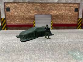 Accessoires diorama - Car cover black - 1:43 - Cartrix - CTA43008 - CTA43008 | The Diecast Company