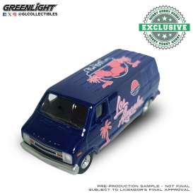 Dodge  - B-100 1976 blue/pink - 1:64 - GreenLight - 30587B - gl30587B | The Diecast Company