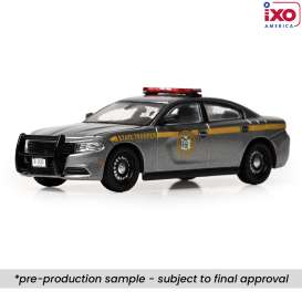 Dodge  - Charger 2023 grey/orange - 1:64 - IXO America - IA64025 - ixoIA64025 | The Diecast Company