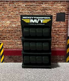Accessoires diorama - Shelf with Tires  - 1:43 - Cartrix - CTA43006B - CTA43006B | The Diecast Company